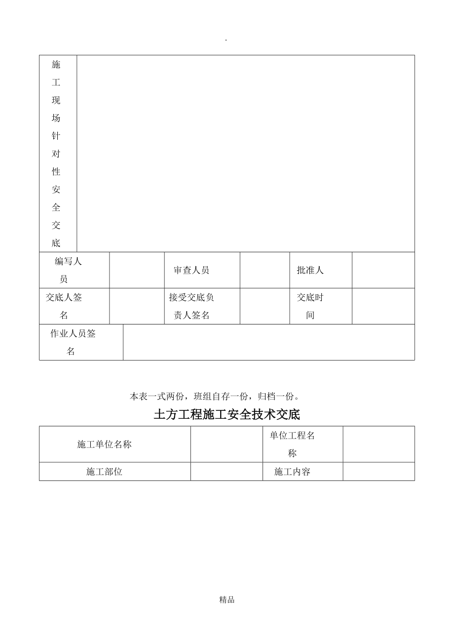 建筑和装饰装修施工现场安全技术交底大全_第4页