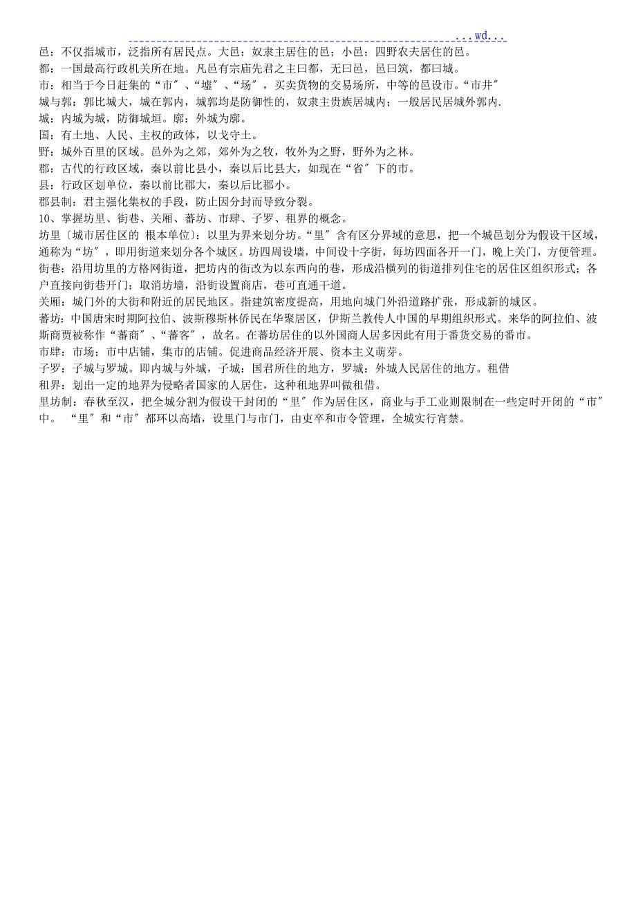 我国城市建设史期末独家资料_第5页