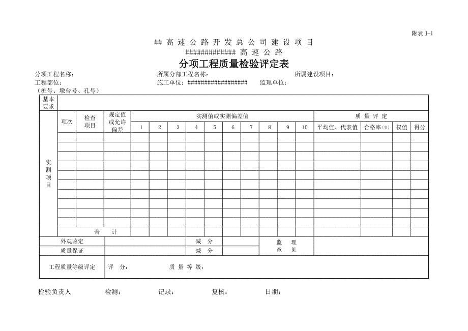 高速公路项目路基交工验收办法_第5页