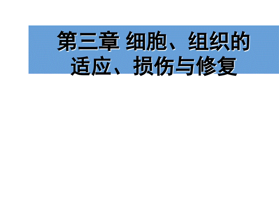 细胞组织的适应损伤与修复ppt课件_第2页