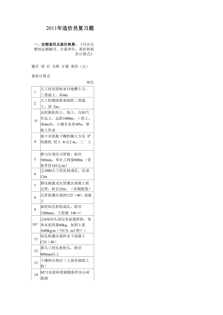 定额套用及基价换算和计算_第1页