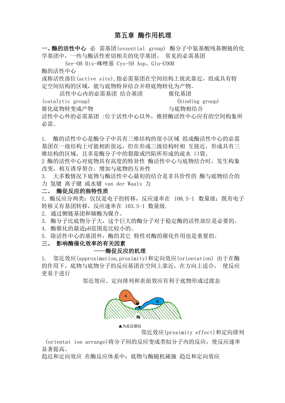 云南大学 生化 上册 第五章_第1页