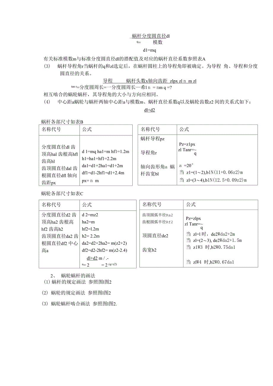 蜗轮蜗杆设计参数选择_第3页