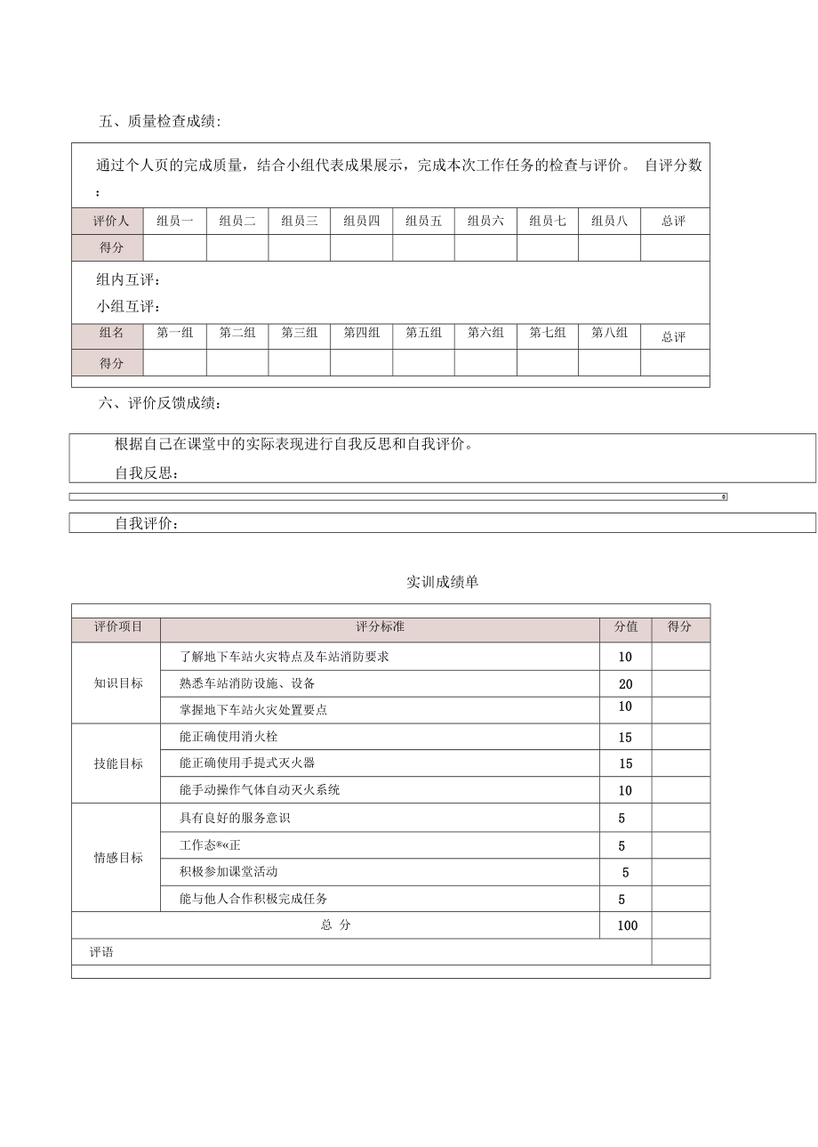 城市轨道交通客运服务---实训工单.docx_第4页