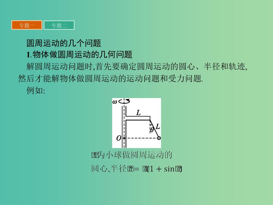 高中物理 第二章 圆周运动归纳与整理课件 粤教版必修2.ppt_第3页