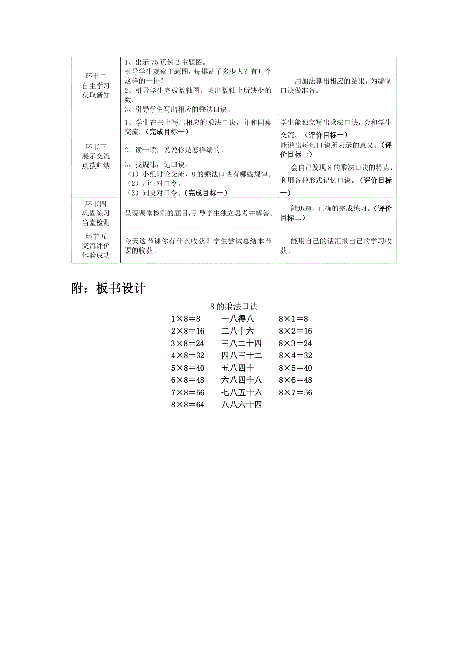 3、8的乘法口诀_第2页