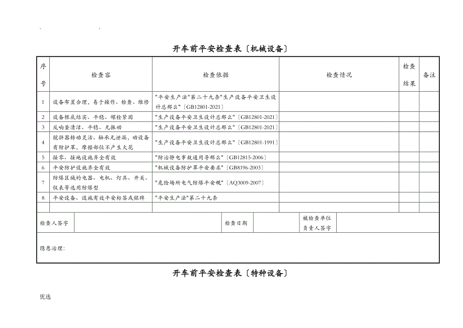 开车前安全检查表_第1页