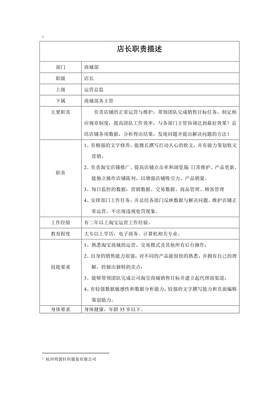 淘宝所有职位职责描述_第2页