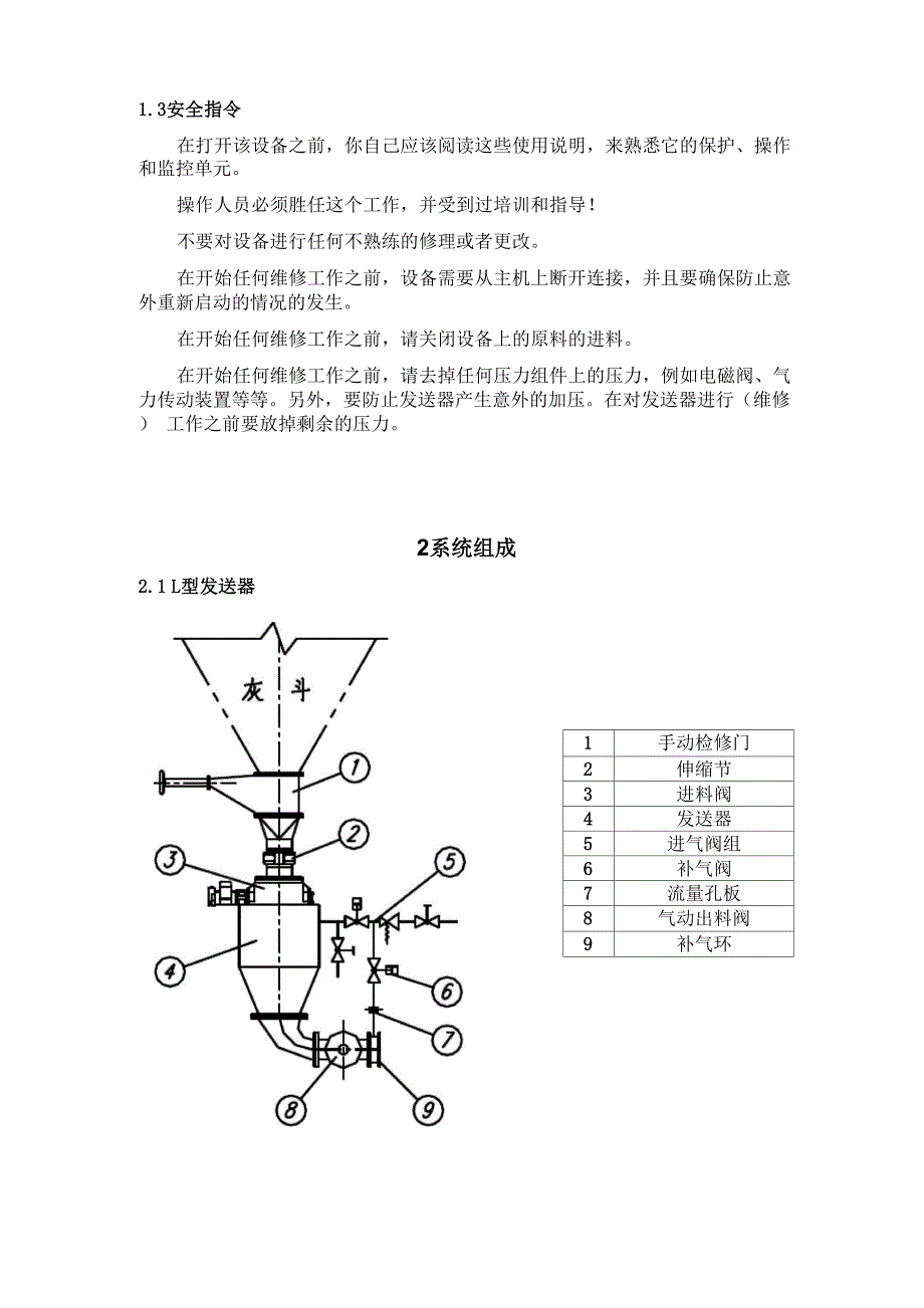 气力输送系统说明书_第4页