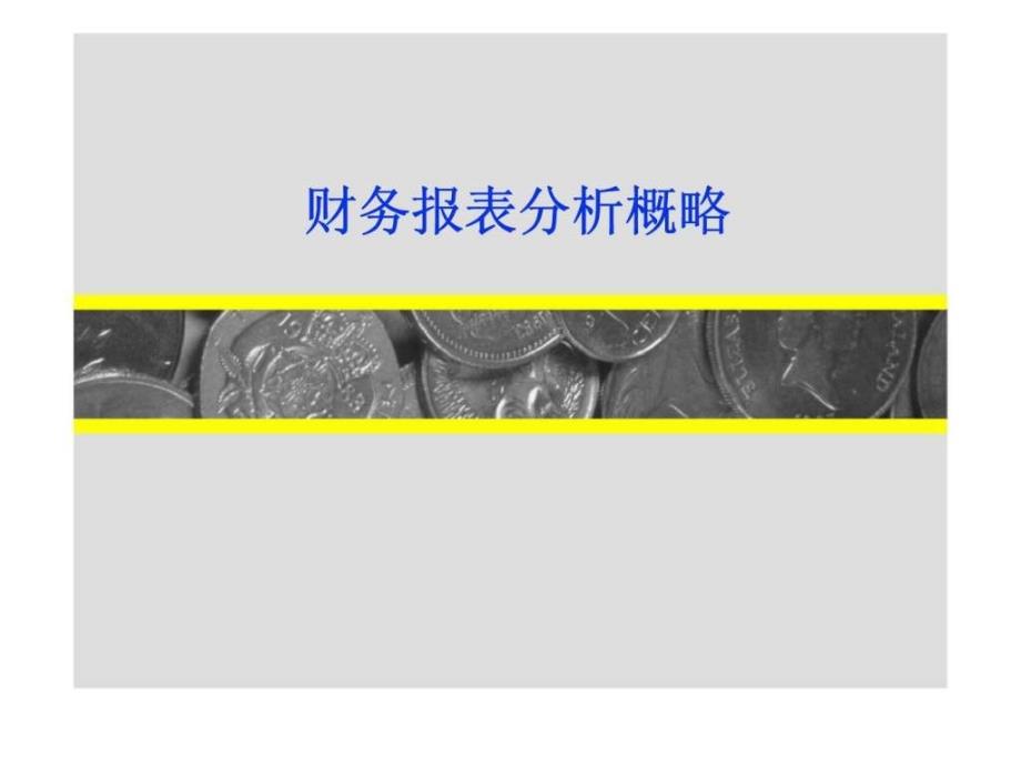 财务报表分析概略_第1页