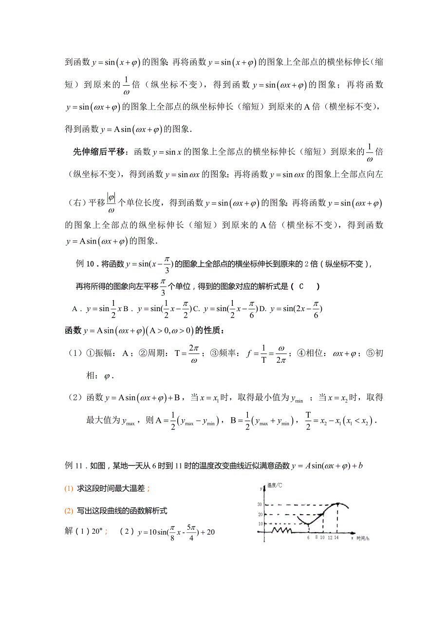 高中数学必修4三角函数知识点总结归纳_第3页