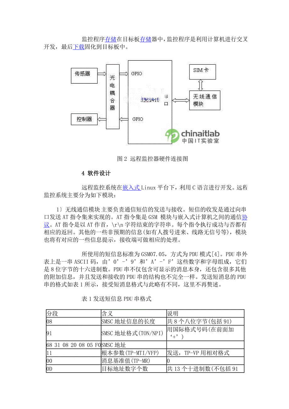 基于ARM的GSM远程监控系统_第3页