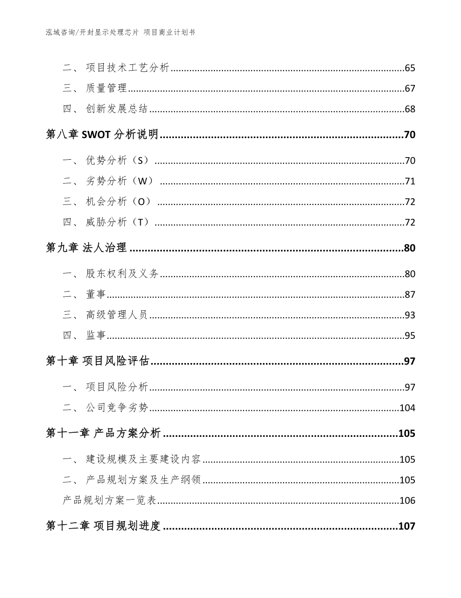 开封显示处理芯片 项目商业计划书【范文】_第5页