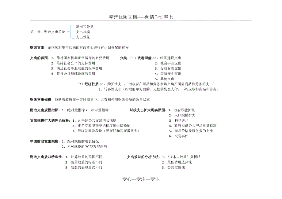 自考会计本科(财政学)资料汇总_第3页