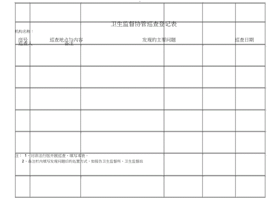 卫生监督协管信息报告登记表_第3页