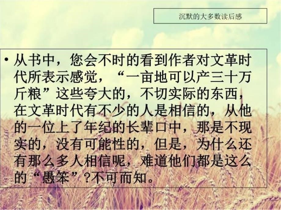 《沉默的大多数》读后感教学文稿_第5页