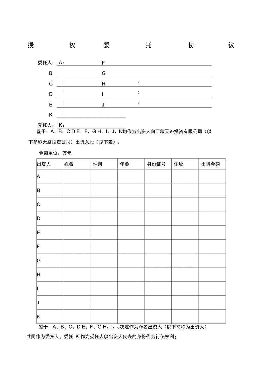 授权委托协议_第1页