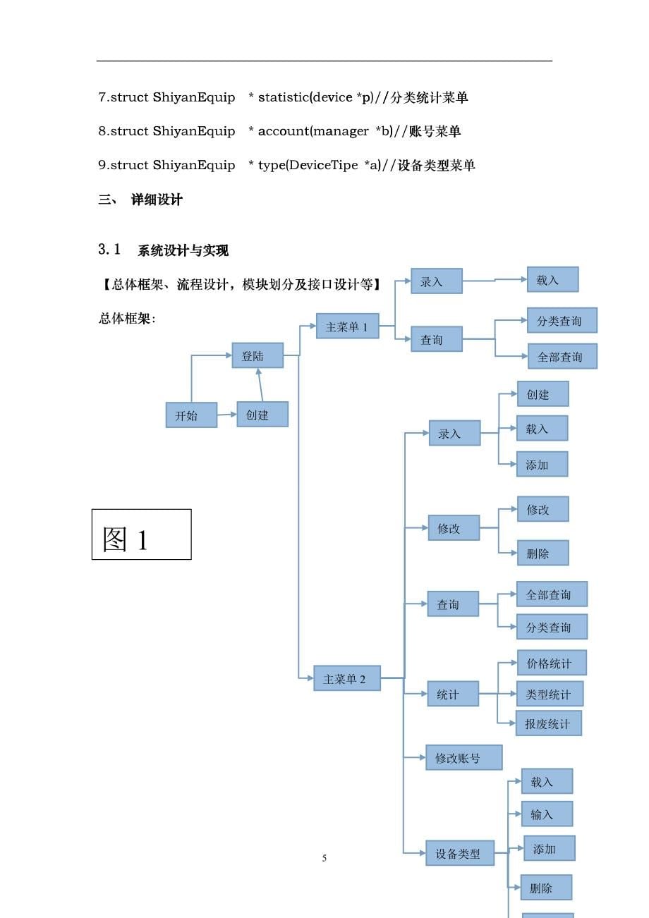 实验设备管理系统程序报告_第5页