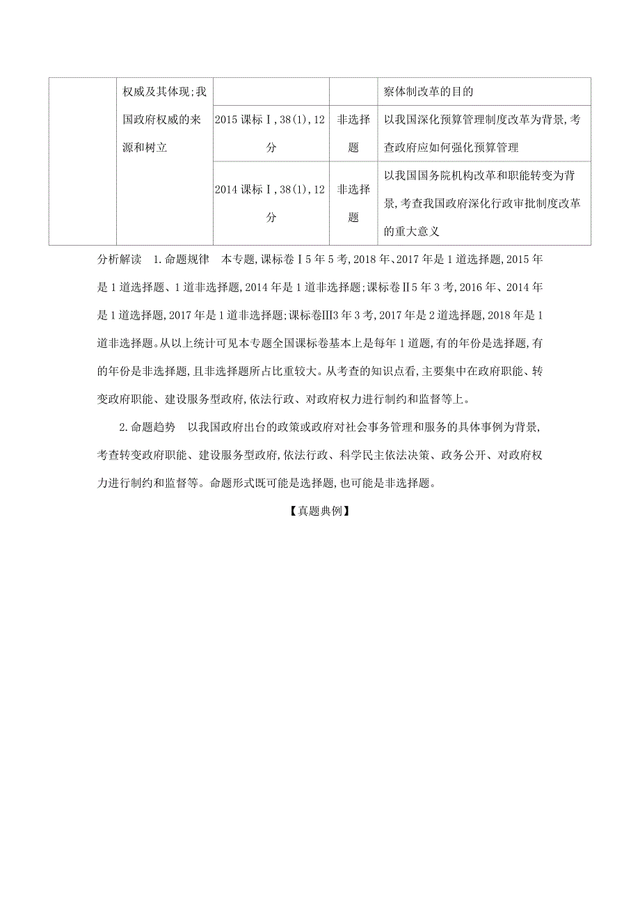 （课标专用 5年高考3年模拟A版）高考政治 专题六 为人民服务的政府试题-人教版高三政治试题_第2页