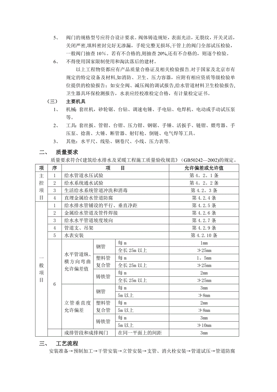 给排水采暖消防施工方案_第2页