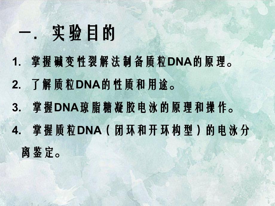 综合性实验一质粒DNA的小量制备和电泳鉴定_第2页