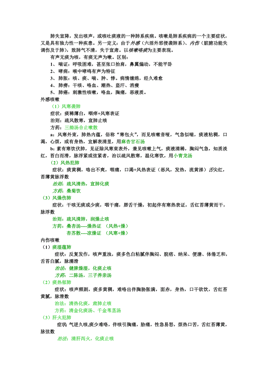 中医内科学肺系疾病_第2页