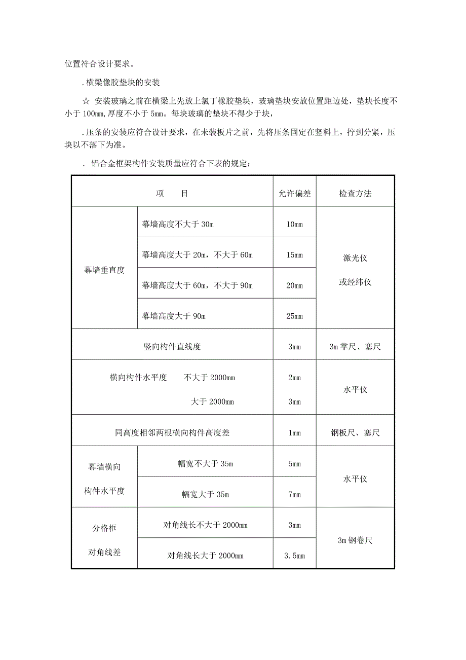 钢结构玻璃外墙施工工艺DOC12页_第4页