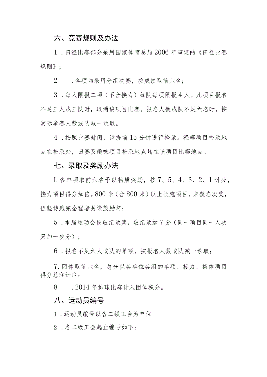 北京石油化工学院第三十三届运动会教职工组竞赛规程_第3页