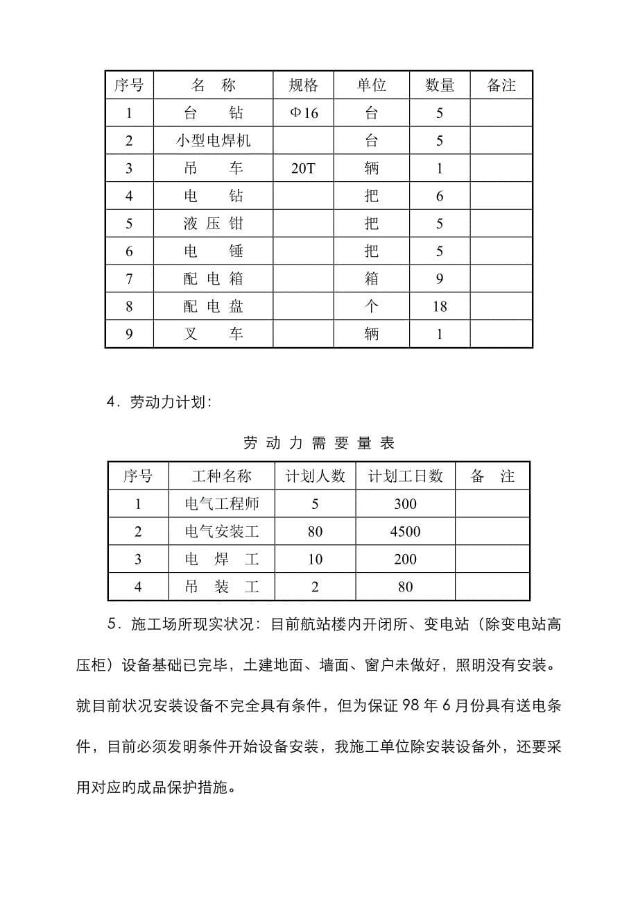 开闭所变电站施工方案_第5页