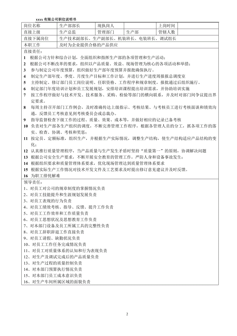 it生产型企业岗位职责及任职资格.doc_第2页