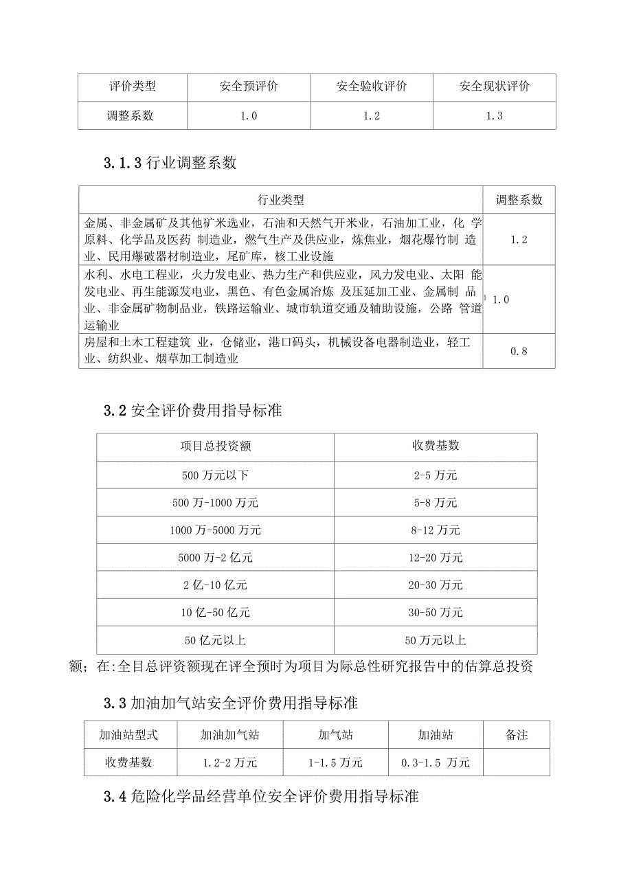 安全评价咨询服务收费指导意见_第2页