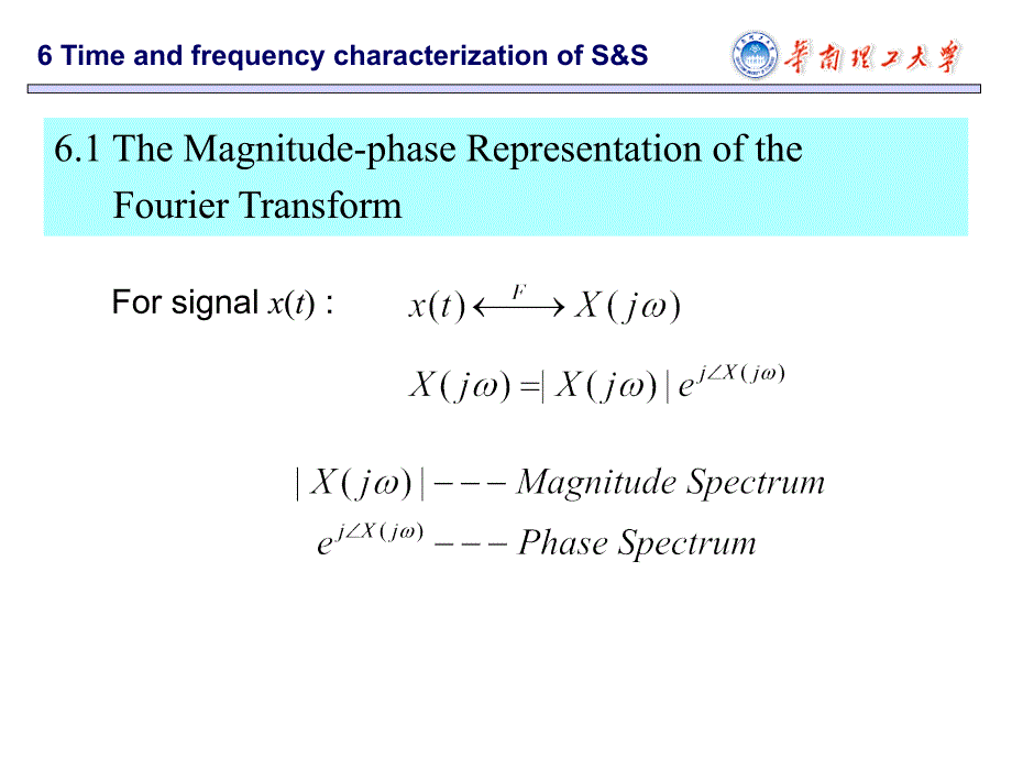 信号与系统英文课件：Chapter 6 Time and Frequency Characterization of Signals and Systems_第2页