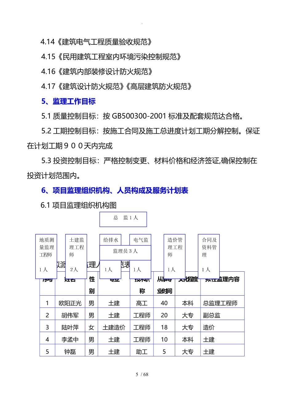 监理大纲(示范文本)_第5页