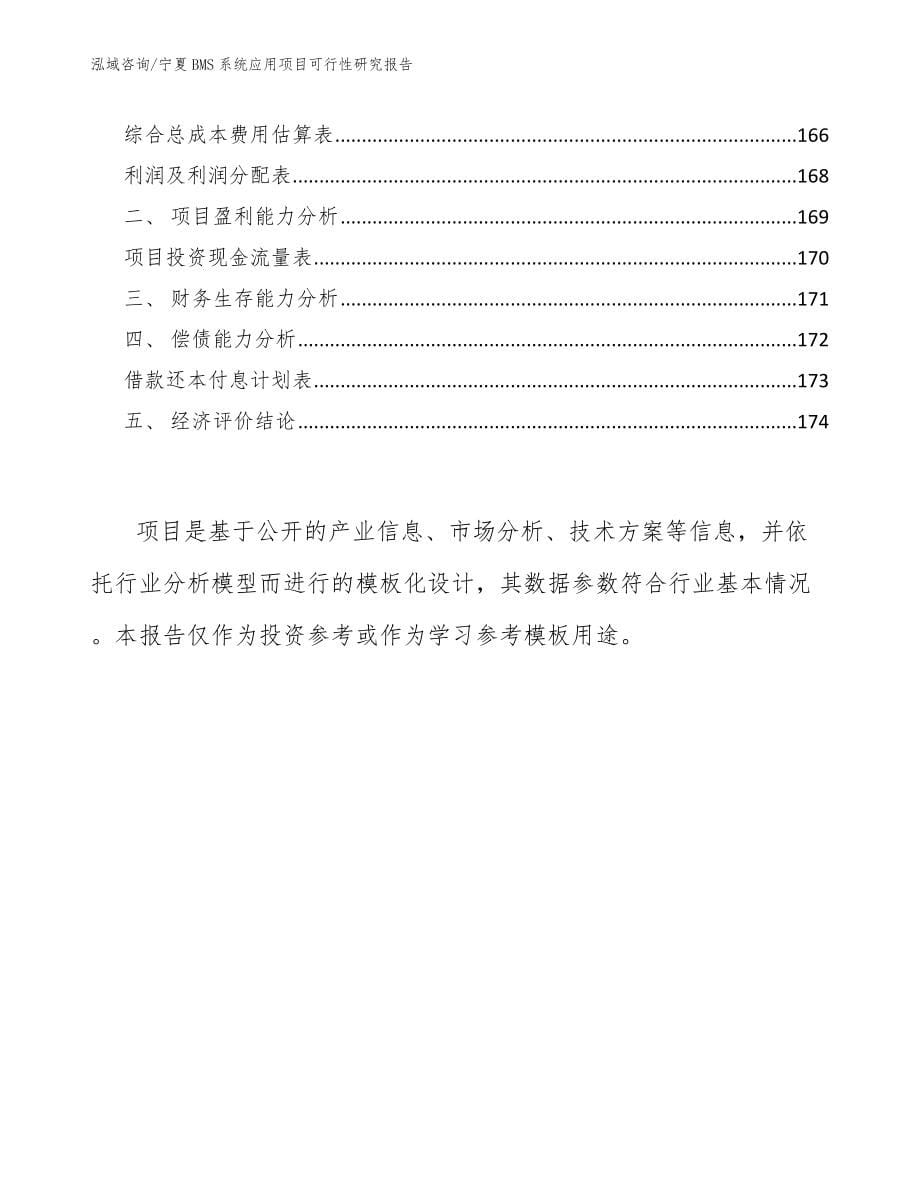 宁夏BMS系统应用项目可行性研究报告_模板_第5页