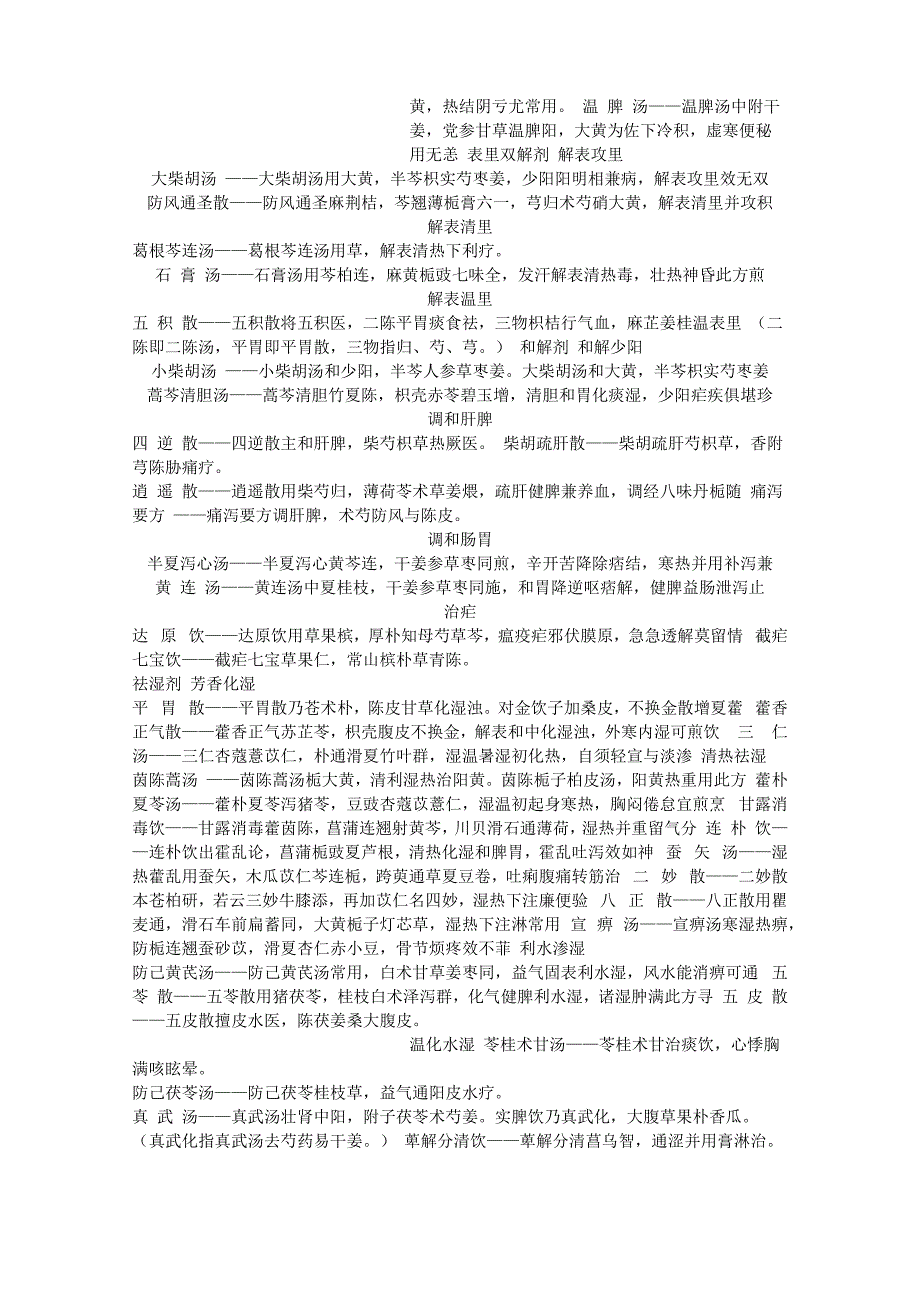 中医方剂歌诀集锦_第3页