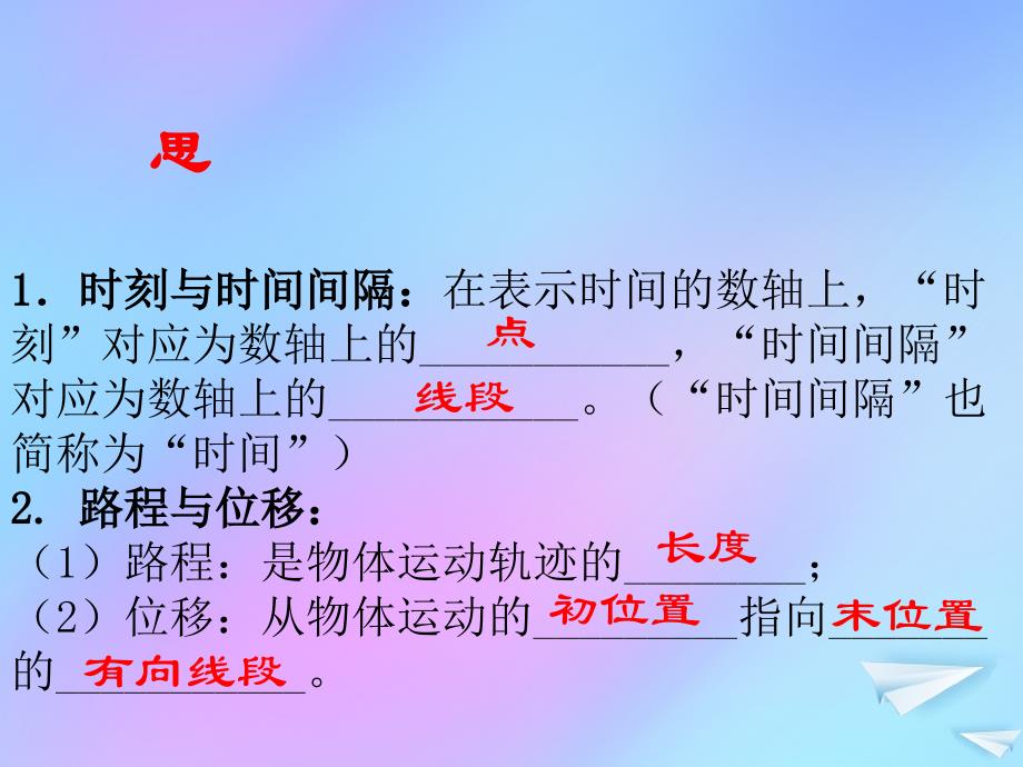 江西省吉安县高中物理第一章运动的描述1.2时间和位移课件新人教版必修1_第3页