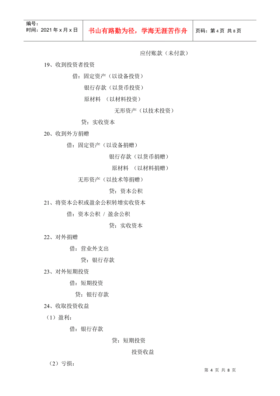 会计分录类型汇总_第4页