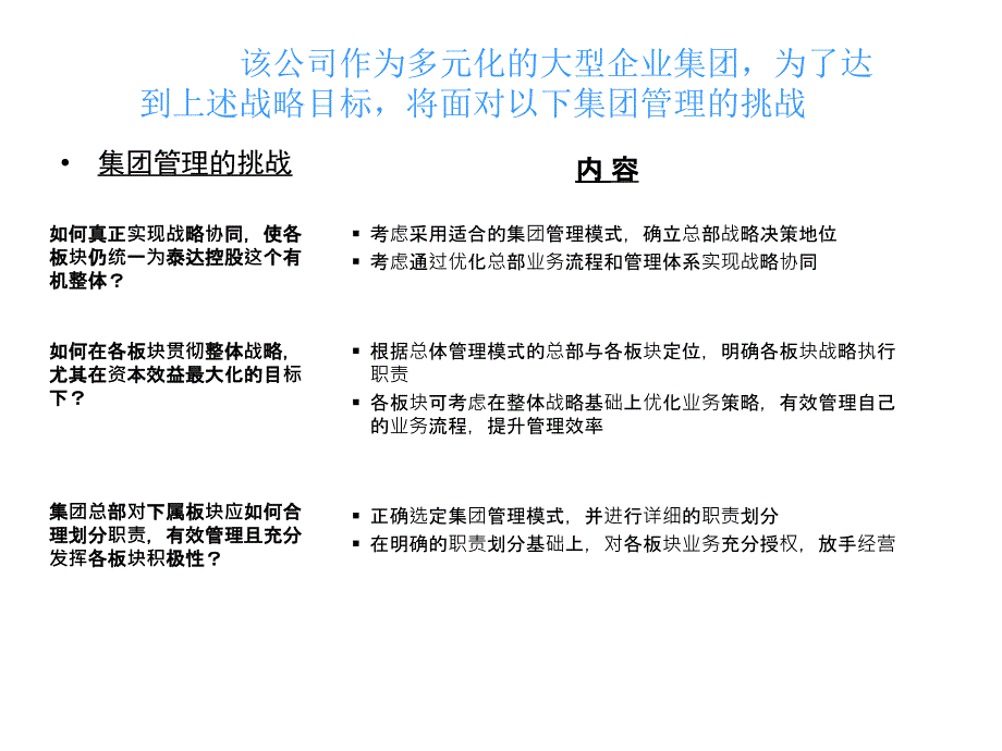 普华永道为国内某著名国企所作的集团化管理方案_第4页