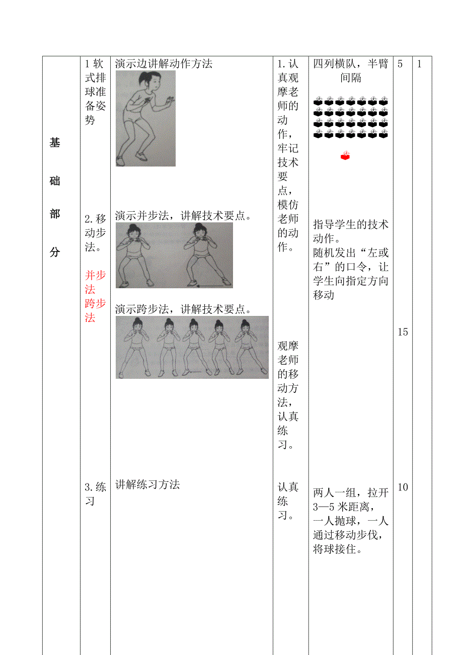 排球准备姿势和移动教学设计.docx_第3页