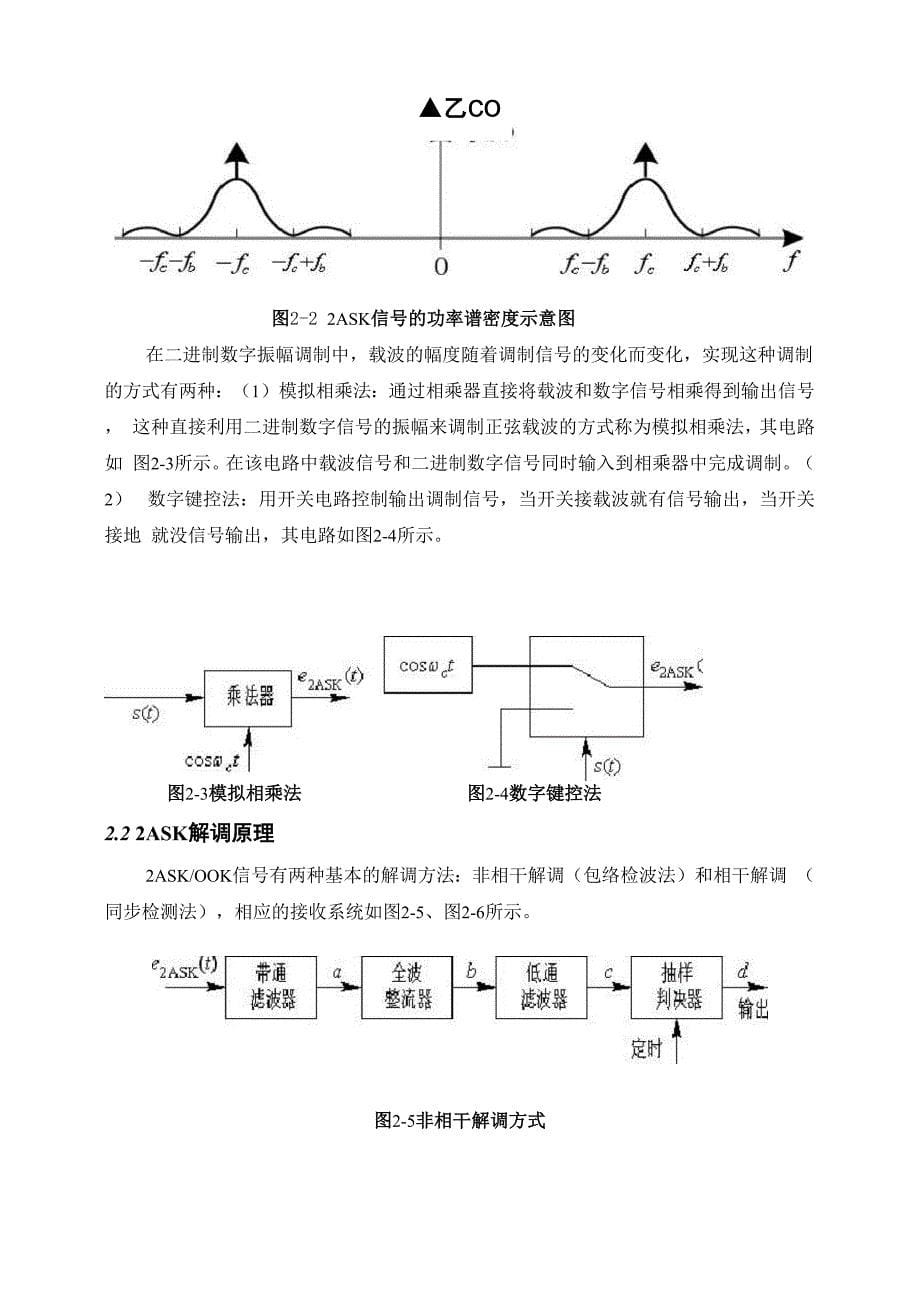 2ASK调制与解调系统的MATLAB实现及性能分析_第5页