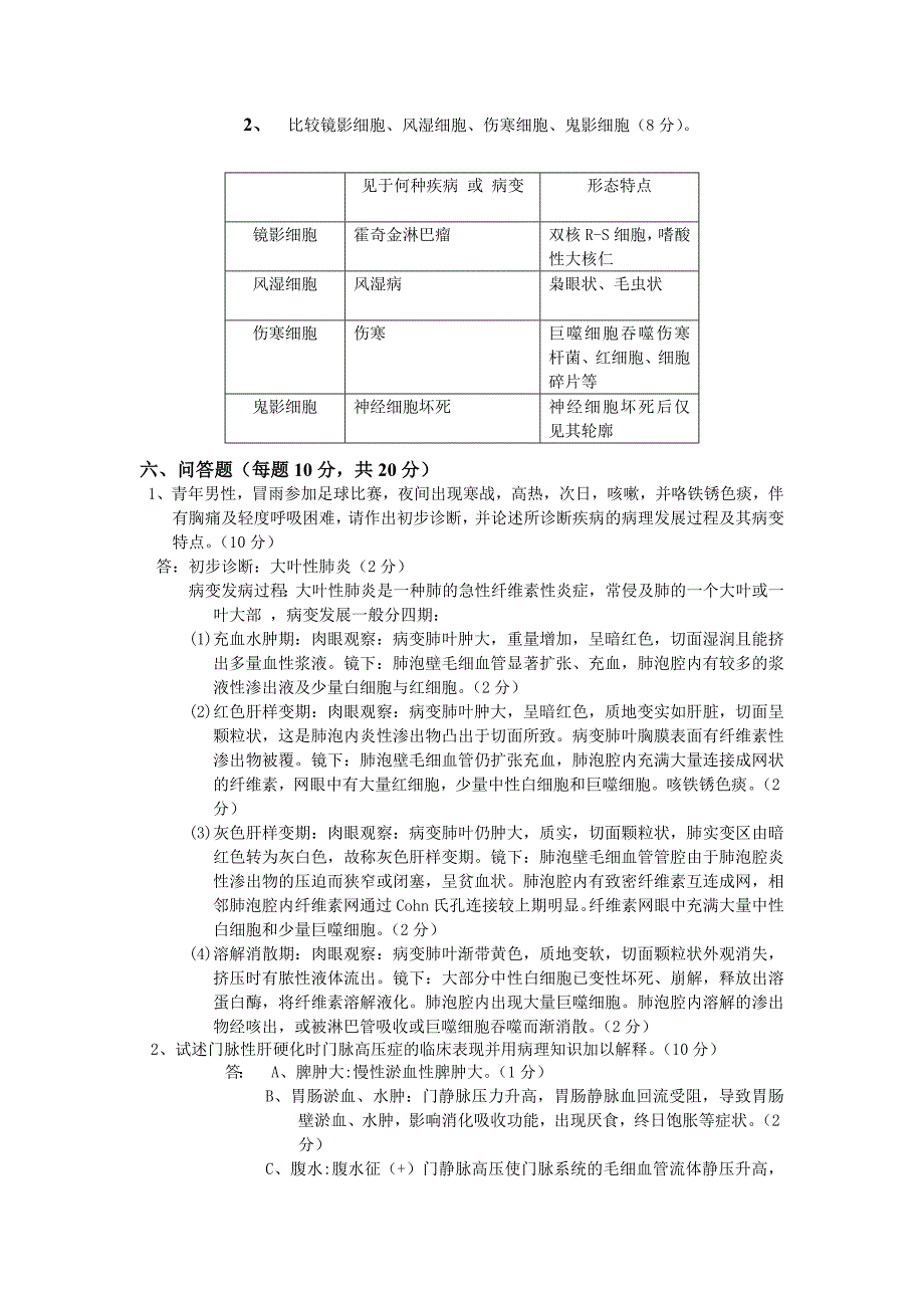 2006级法影口病理学试卷A卷答案.doc_第2页