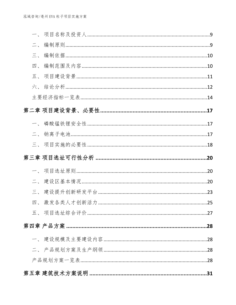 亳州EVA粒子项目实施方案_第4页