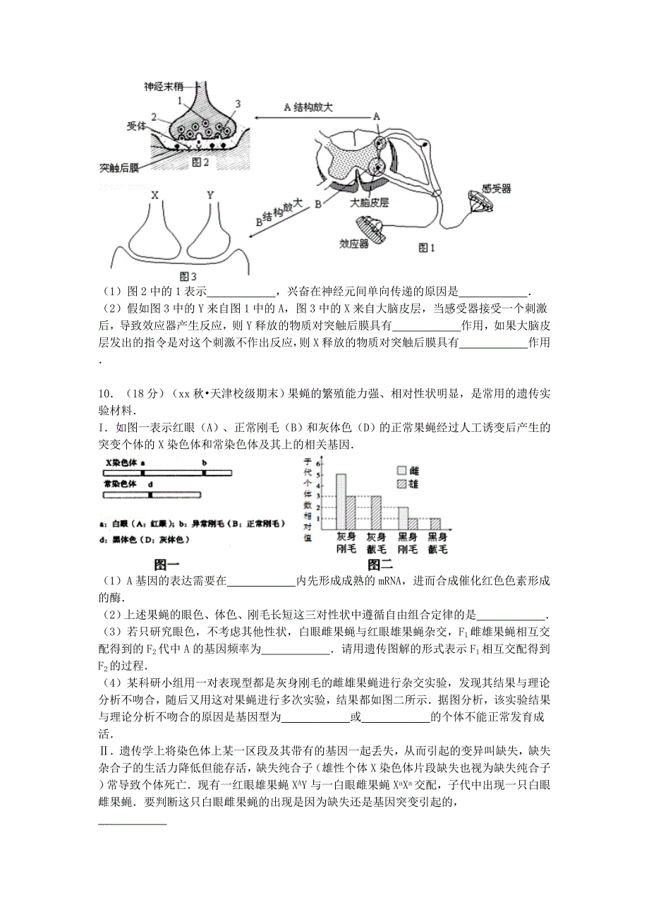 2022年高三生物上学期期末考试试卷（含解析）_第4页