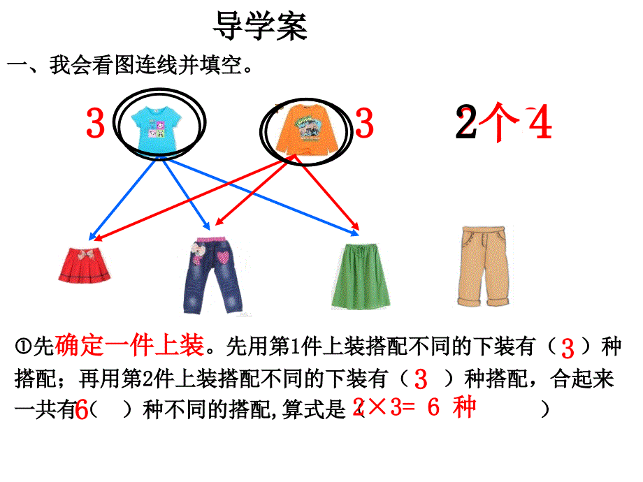 人教版三年级数学下册数学广角《搭配问题》_第4页