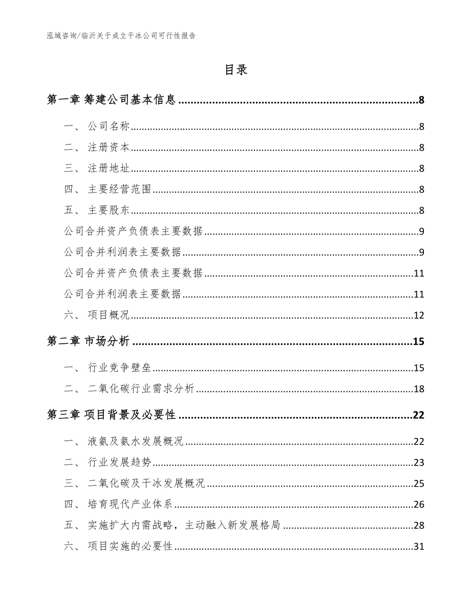 临沂关于成立干冰公司可行性报告【范文模板】_第2页