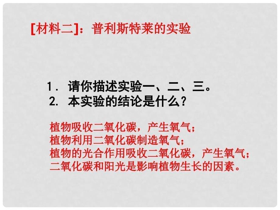 七年级生物上册 第6章植物的光合作用和呼吸作用复习课件 苏教版_第5页