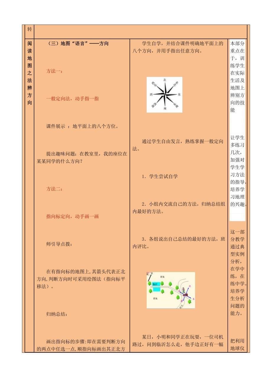 人教版七年级地理上册地图的阅读教学设计_第5页