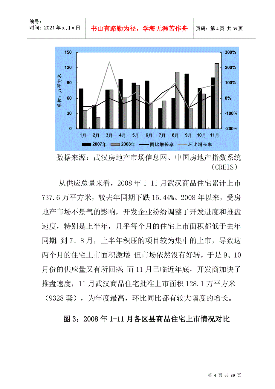 武汉房地产某年度报告与下年预测_第4页