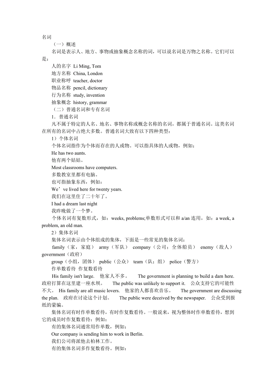 中考复习专题名词_第1页