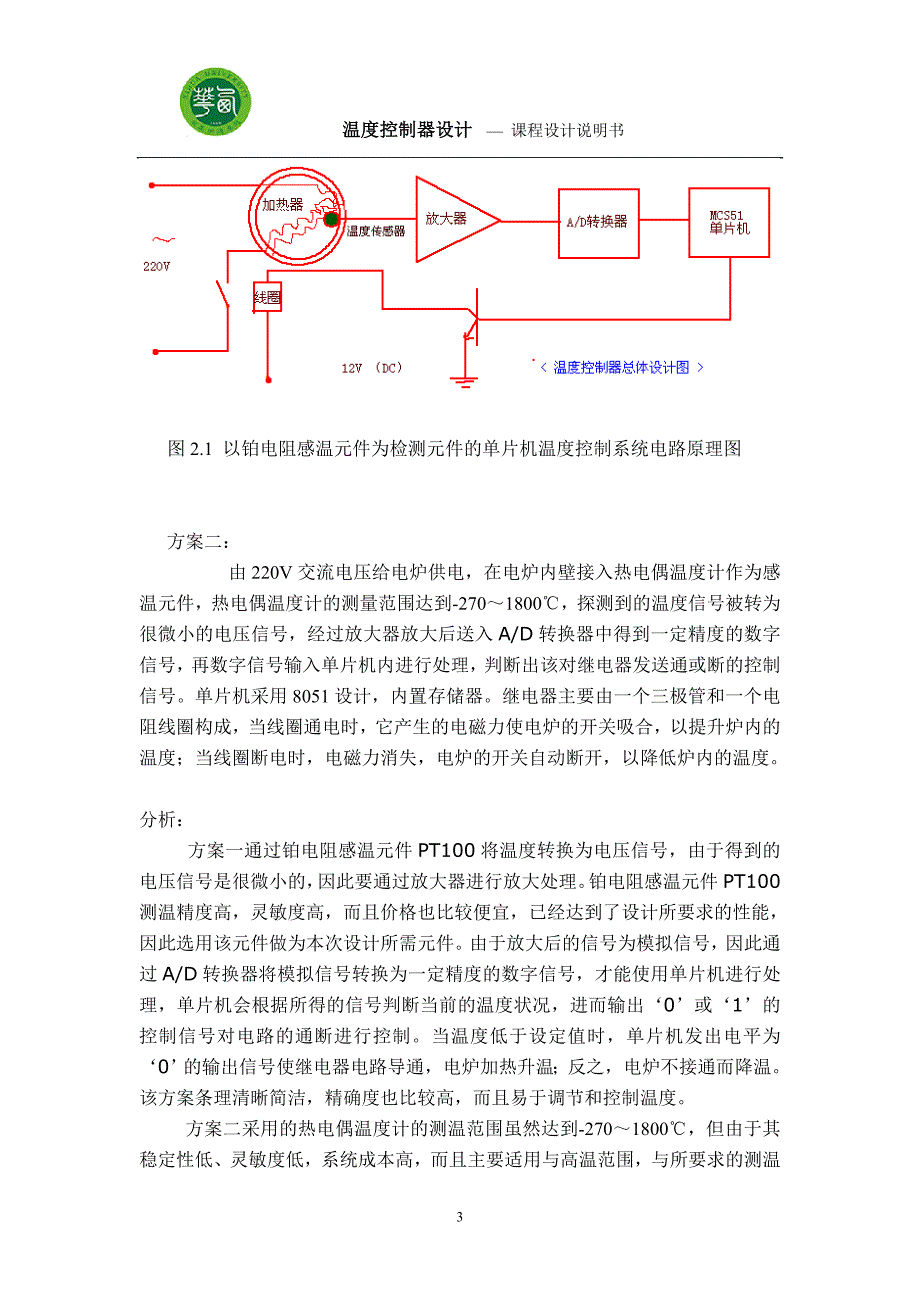 单片机原理及其接口技术课程设计温度控制器的设计_第3页